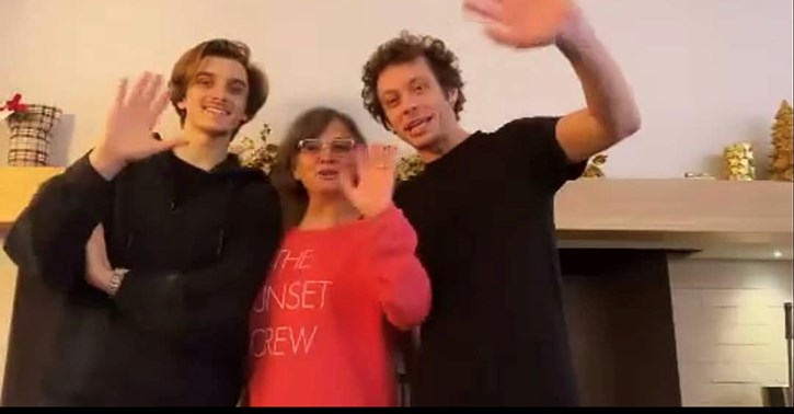 Luca Marini, Stefania Rossi, Valentino Rossi